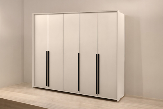 Geräumige Garderobe für den Flur GOLDAS BEIGE