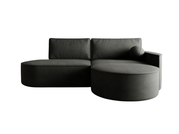 Exklusives Ecksofa L Graphit MORENO