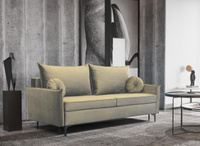 Velvet, Sofa 215 cm breit, Modern design, Metallfüße LEO