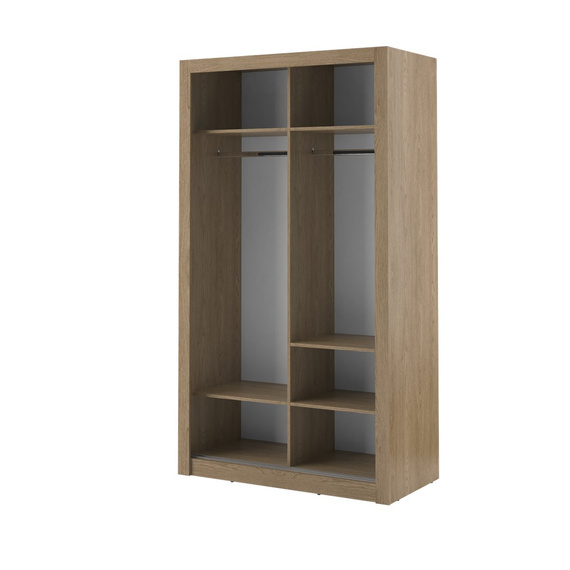 Schwebetürenschrank mit Spiegel ARTI 06 Eiche Shetland