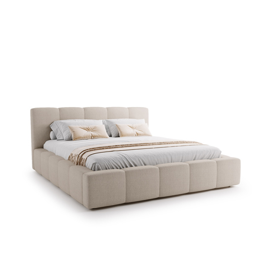 Polsterbett Designbett LARAS 140x200 Beige