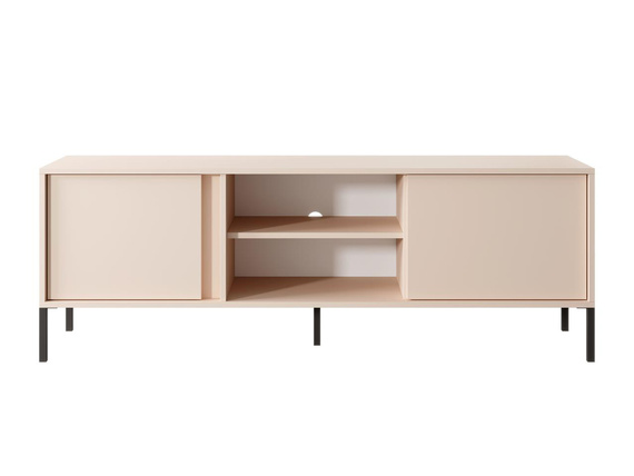 TV-Schrank Beige mit LED-Beleuchtung NINA