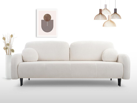 Sofa cord mit Bettkasten CLOUD Beige