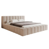 Boucle Designerbett Beige 160x200 CLARA