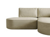 Hochwertiges Ecksofa L Eleganz trifft Komfort Olivgrün MORENO