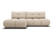 Moderne Eckcouch Hellbeige VETTO