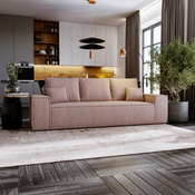 Schlafsofa mit Bettkasten MALAG Rosa