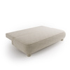 Sofa ohne Armlehnen, moderne runde Form, Moderne Couch