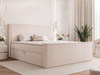 Boxspringbett mit Stauraumfunktion 120x200 Creme