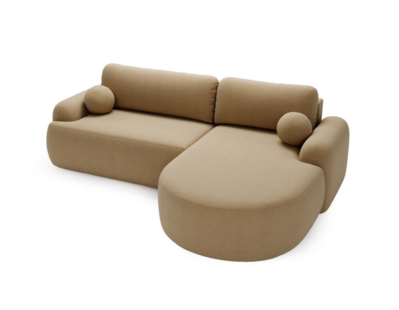 Ecksofa Rechts L Form OLIO Beige