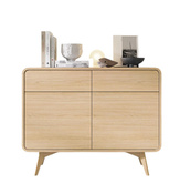 Kommode mit 2 Schubladen modern Eiche GRACIEL