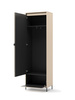 Garderoben-Set Beige mit Lamellen FLORE