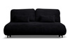 2 Sitzer Schlafsofa ohne Armlehnen schwarz NEO