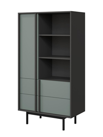 Minimalistisches Design Regal Salbei/Anthrazit MALTS