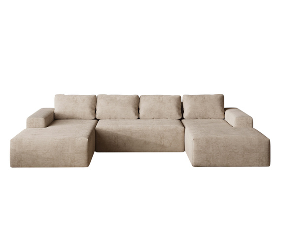 Modern Ecksofa U-form 360cm Breite Beige