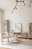 TV-Schrank Lowboard mit 2 Schubladen Weiß STYLS