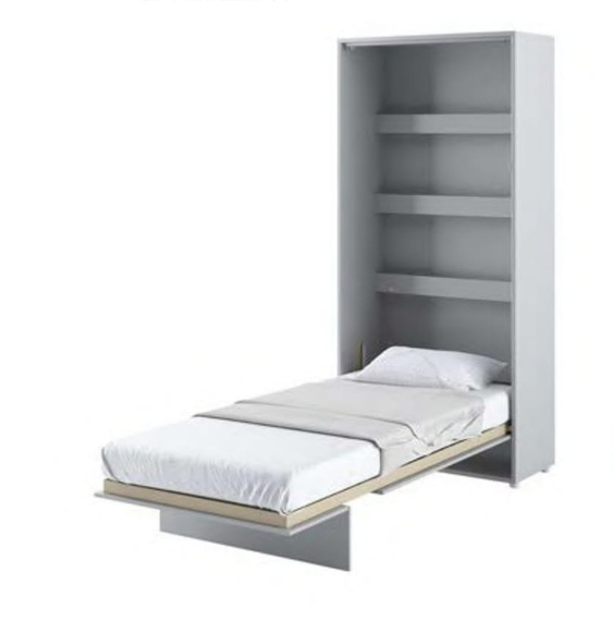 Wandklappbett Vertical BED CONCEPT 90x200 Grau