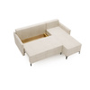 Ecksofa mit Schlaffunktion LEO Breite: 213 cm Creme
