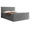 Elegantes Boxspringbett 120x200 Dunkelgrau NARA