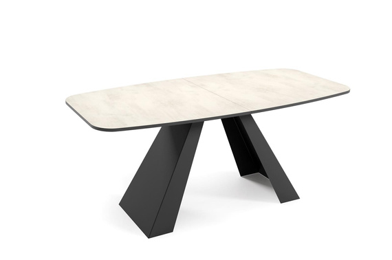 Modern Esstisch 160 weiß Beton LENO