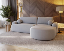 Modernes Ecksofa L Form OLIO Grau