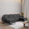 Ecksofa U-form BELLA Graphit