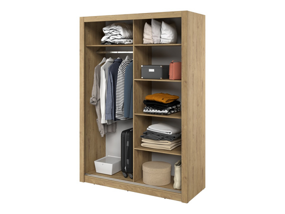 Schwebetürenschrank mit Spiegel ARTI Eiche Artisan