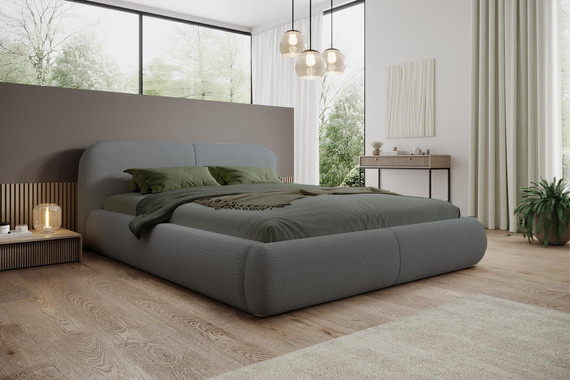 Doppelbett Premium Polsterung 160x200 Graphit