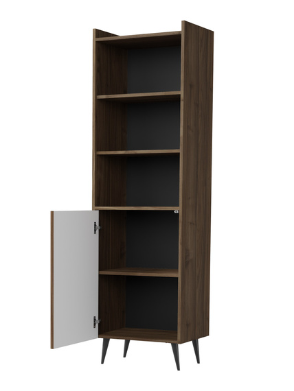 Elegantes Regal auf Füßen MODE Nussbaum