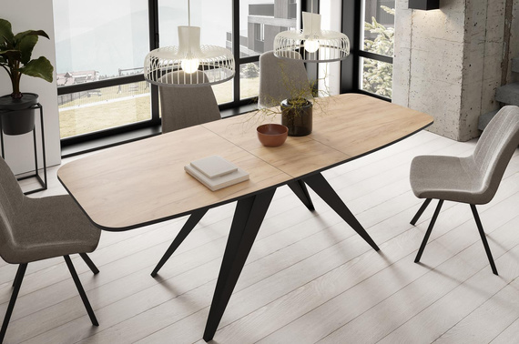 Esszimmertisch 180 cm Eiche craft LENO