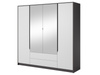 Garderobenschrank mit Spiegel und 2 SchubladenZUMA 