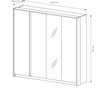 Kleiderschrank Geräumiger für Schlafzimmer NINA Beige