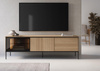 TV Schrank BUDI mit 2 Schubladen Eiche