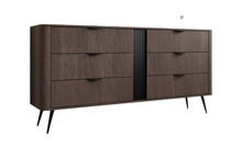 Kommode japandi mit 6 Schubladen eiche dunin SHELLY