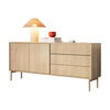Kommode mit 3 Schubladen Eiche KOMO