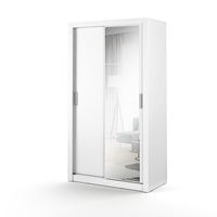 Schwebetürenschrank mit Spiegel ARTI 06  Weiß