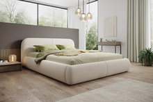 Design Polsterbett Premium 160x200 Hellbeige