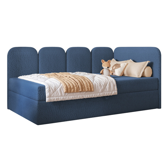 Jugendbett für Jungen DREAMY Blau mit Bettkasten