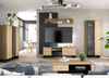 PORTO,  TV Tisch, Modern Wohnzimmer, Breite: 163 cm, Farbe: eiche
