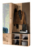 Garderoben-Set BORDO Eiche Artisan