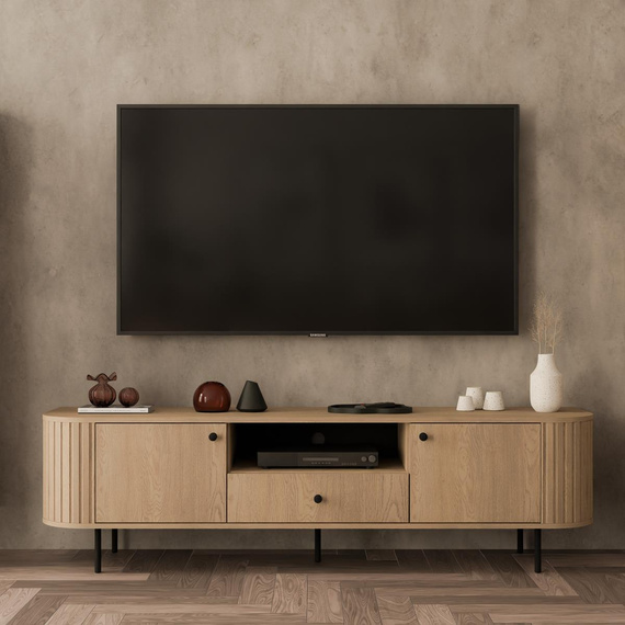 Elegant TV-Schrank 180 cm breit Eiche cremona OVI