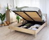 mit Bettkasten, skandinavisches Schlafzimmer MAKS