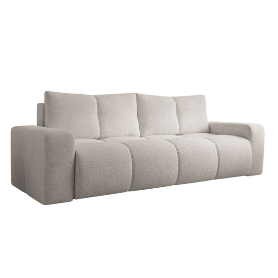 Gemütliche Schlafcouch Grau