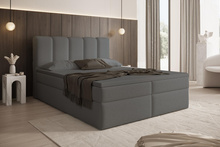 Designer Boxspringbett 140x200 Graphit BELLO