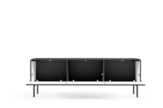 TV-Schrank für Wohnzimmer LOUISS Schwarz