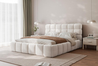 Wolkenbett Bouclé Weiß 180x200