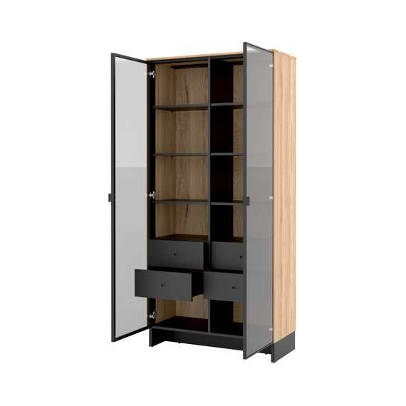 Vitrine PORTO Gehärtetes Glas 