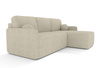 Eckcouch mit Schlaffunktion MODERNA Beige