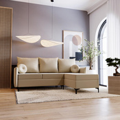 Ecksofa mit Schlaffunktion LEO Beige