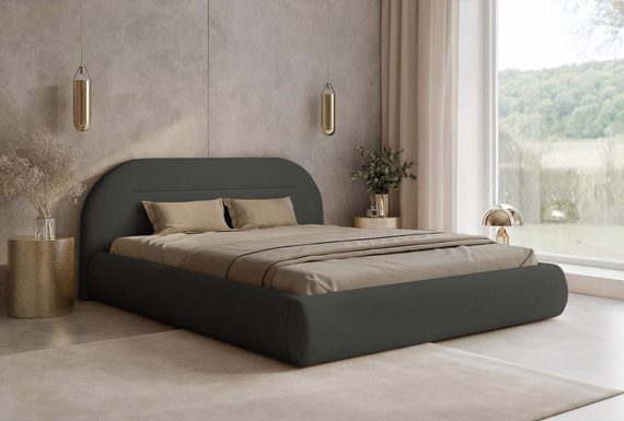 Graphit Polsterbett Metallrahmen 120x200 ARVEN